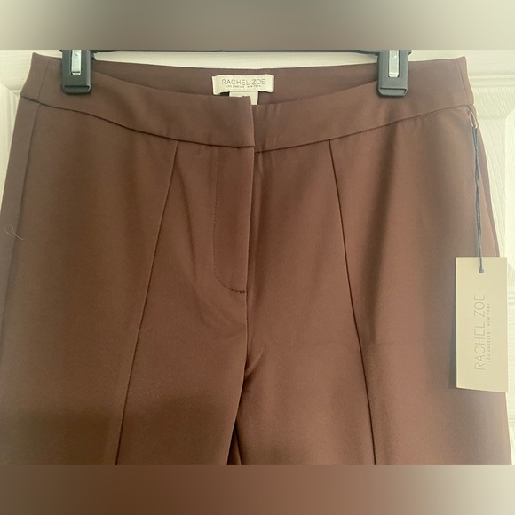 Rachel Zoe Middle seam brown stretchy pant - Picture 6 of 7